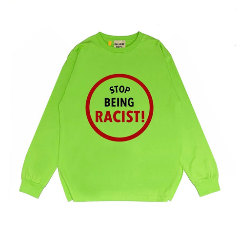 Gallery Dept Long Sleeved Shirt Fashion Brand Long Sleeve Long-Sleeved T-shirt Blouse
