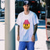 Drew T-shirts Smiley Red Hat Printed T-shirt