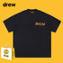 Drew T-shirts Short Sleeve Letter Cotton T-shirt Loose