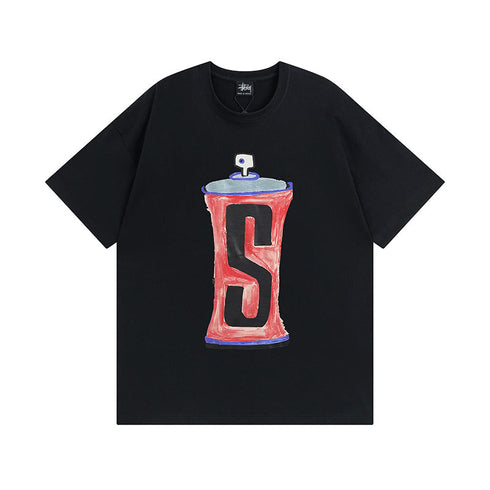 Stussy T-Shirts Casual Loose Couple T-Shirts