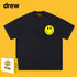 Drew T-shirts Smiley Face Print Short Sleeve Loose