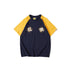 Bathing Ape T-Shirt Summer Casual Loose plus Size Raglan Sleeve Color Matching T-shirt