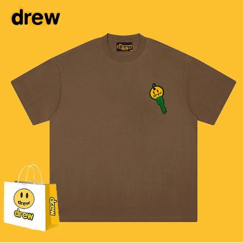 Drew T-shirts Short-Sleeved T-shirt Smiley Face