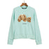 Palm Angle Sweatshirt Palm Angels Embroidery Crew Neck Pullover Sweatshirt Men and Women Loose