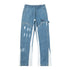 Gallery Dept Jeans Hand Painted Ink Splicing Contrasting Jeans