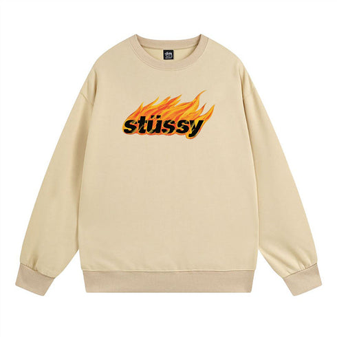Stussy Sweatshirts Crew Neck Fleece Sweater