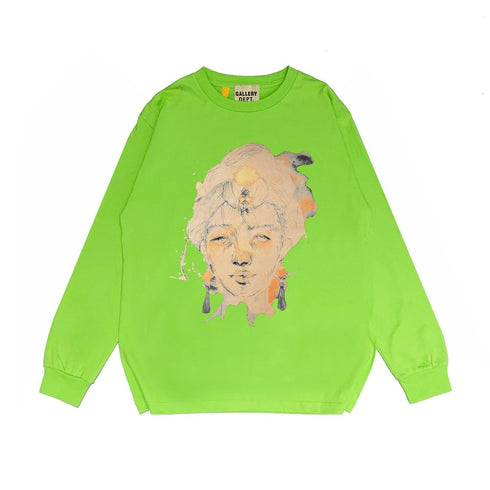 Gallery Dept Long Sleeved Shirt Fashion Brand Long Sleeve Long-Sleeved T-shirt Blouse