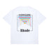 Rhude T-shirt Rainbow Square Circle Printed Short Sleeve T-shirt