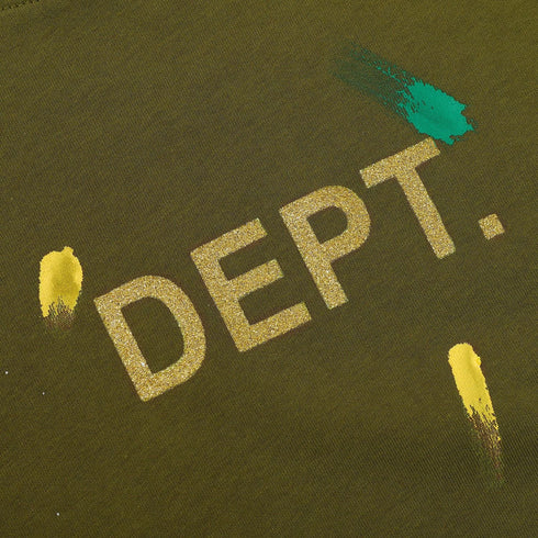 Gallery Dept T Shirts Splashed Ink Printing Loose Short Sleeve Base Lining