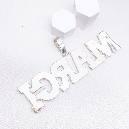 VVS Jewelry Moissanite Initial Pendant
