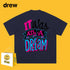 Drew T-shirts Smiley Face Printing Couple High Street