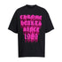 Chrome Heart T Shirts Logo Letter Print Crew Neck T-Shirt Loose Short Sleeves