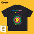 Drew T-shirts T-shirt Smiley Graffiti Printing Short Sleeve