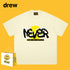Drew T-shirts Smiley Face Short Sleeve Loose round Neck Short Sleeve