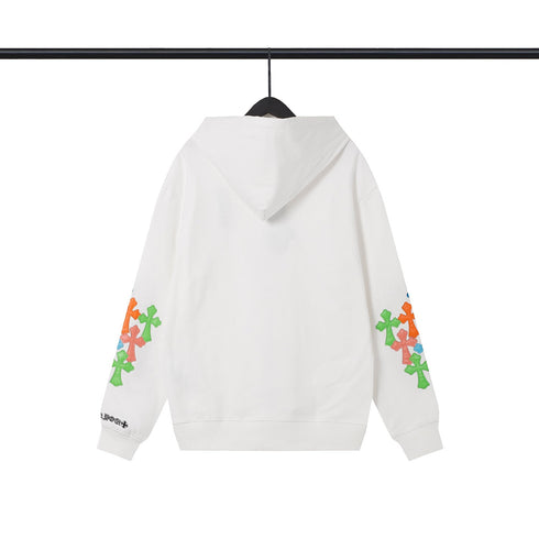 Chrome Heart Hoodie Croix Tires Zip Cardigan Hooded Sweater