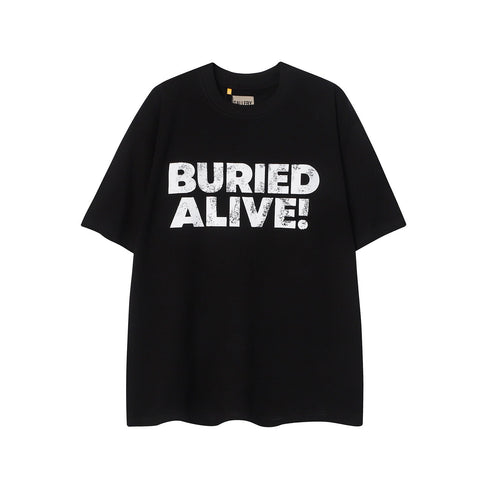 Gallery Dept T Shirts Short Sleeve Los Angeles Gallery Dept Male and Female Couples Wear Loose BF
