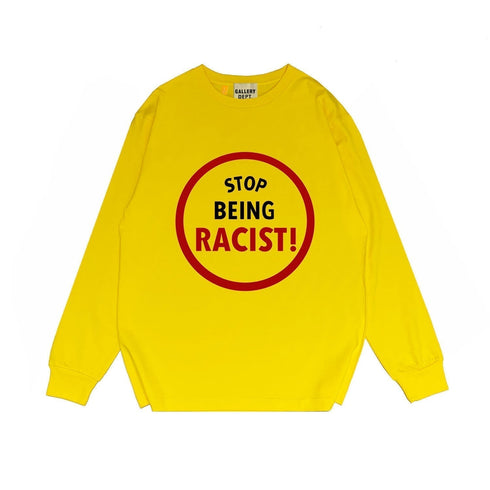 Gallery Dept Long Sleeved Shirt Fashion Brand Long Sleeve Long-Sleeved T-shirt Blouse