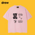 Drew T-shirts T-shirt Short Sleeve Loose round Neck Short Sleeve