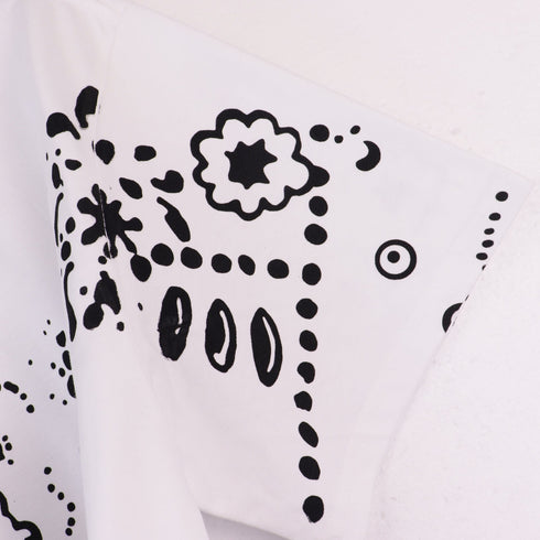 Denim Tears Shirt Full Graffiti Print Short Sleeve T-Shirt