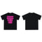 Chrome Heart T Shirts Croix Cross Leather Printed Short Sleeve T-Shirt