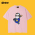 Drew T-shirts T-shirt Anime Print Short Sleeve