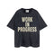 Gallery Dept T Shirts Vintage Distressed Loose Wash Short Sleeve Gallery Dept Printed Men and Women Base Te
