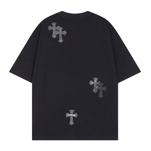 Chrome Heart T Shirts T-Shirt Short Sleeve Cross