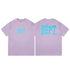 Gallery Dept T-Shirt Letter Pattern Washed Old Short Sleeve T-Shirt