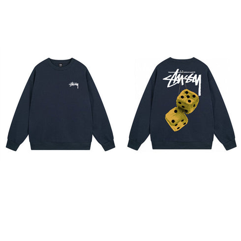 Stussy Sweatshirts Crew Neck Fleece Classic Sweater