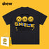 Drew T-shirts Short Sleeve T-shirt Alphabet Graffiti Print