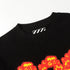 Denim Tears T-shirts Flame Wood Cotton Printed Loose Short Sleeve T-shirt