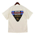Rhude T-shirt Inverted Triangle Letter Print Short Sleeve T-shirt