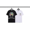 Chrome Heart T Shirts Crowe Scroll Heart Color Cross Print Crew Neck Short Sleeve