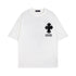 Chrome Heart T Shirts Croix Cross Leather Printed Short Sleeve T-Shirt