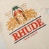 Rhude T-shirt Parrot Wheat Ear Letter Print Short Sleeve T-shirt