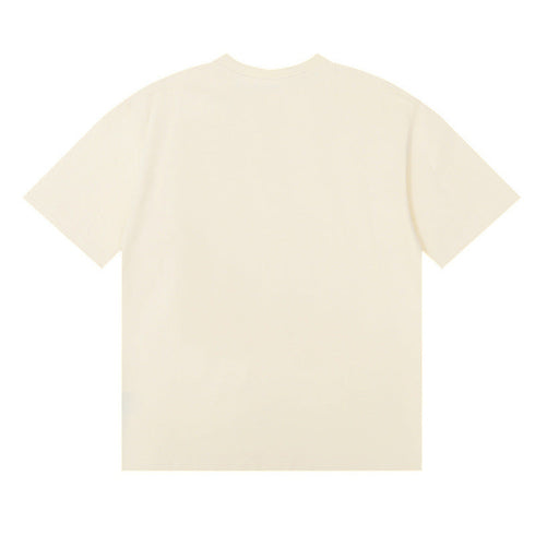 Rhude T-shirt Racing Formula Letter Logo Pattern Short Sleeve T-shirt