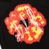 Denim Tears T-shirts Flame Wood Cotton Printed Loose Short Sleeve T-shirt
