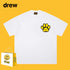 Drew T-shirts Short Sleeve Smiley round Neck Short Sleeve