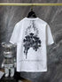 Chrome Heart T Shirts Sanskrit Half Sleeve Crew Neck Short Sleeve Casual