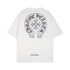Chrome Heart T Shirts Horseshoe Cross Print Short Sleeve T-Shirt
