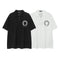 Chrome Heart T Shirts Sanskrit horseshoe print polo shirt short sleeve