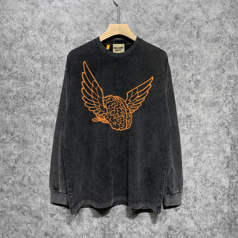 Gallery Dept Long Sleeve Shirt Vintage T Shirt Washed and Worn Vintage Long Sleeve T-shirt
