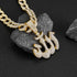 Allah Iced Out Cuban Pendant Necklace