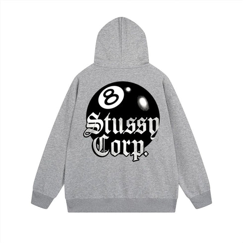 Stussy Hoodie Zip Cardigan Hooded Sweater