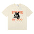 Rhude T-shirt Hound Letter Print Short Sleeve T-shirt