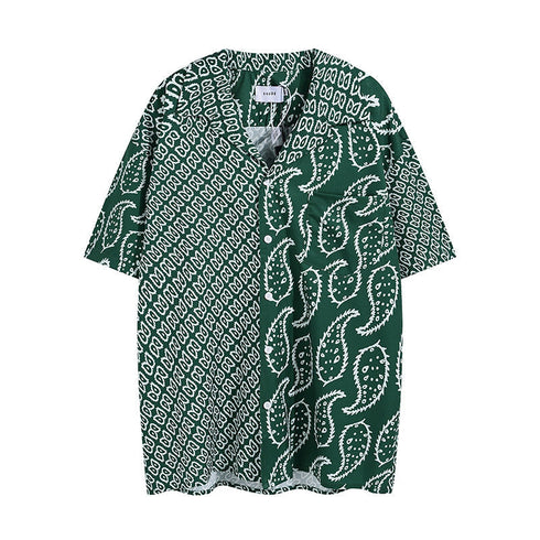 Rhude T-shirt Family Totem Casual Short Sleeve Shirt, Shorts