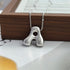 VVS Jewelry™ Chubby Bubble Initial Letter Necklace