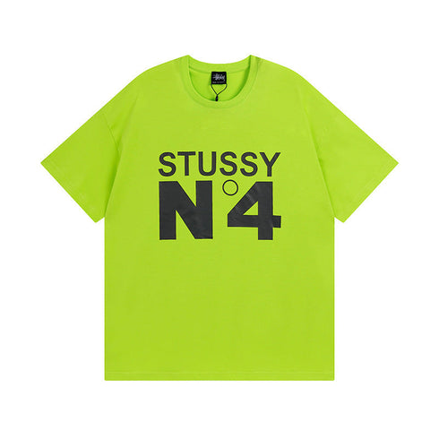 Stussy T-Shirts Casual Loose Couple T-Shirts