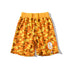 Bathing Ape Shorts Orange Camouflage Cotton Shorts Men Teenagers Student Cropped Shorts