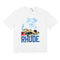 Rhude T-shirt Racing Formula Letter Logo Pattern Short Sleeve T-shirt